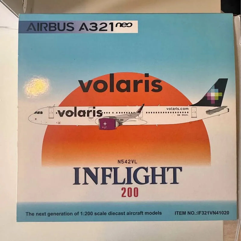 Volaris A321neo diecast aircraft model in display box
