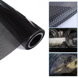 Takara Tomica diecast toy parts, black perforated panel with rolled edge