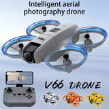 V66 Mini Drone 4K Profession HD 180 ? WiFi FPV RC Dron Obstacle Avoidance Drone