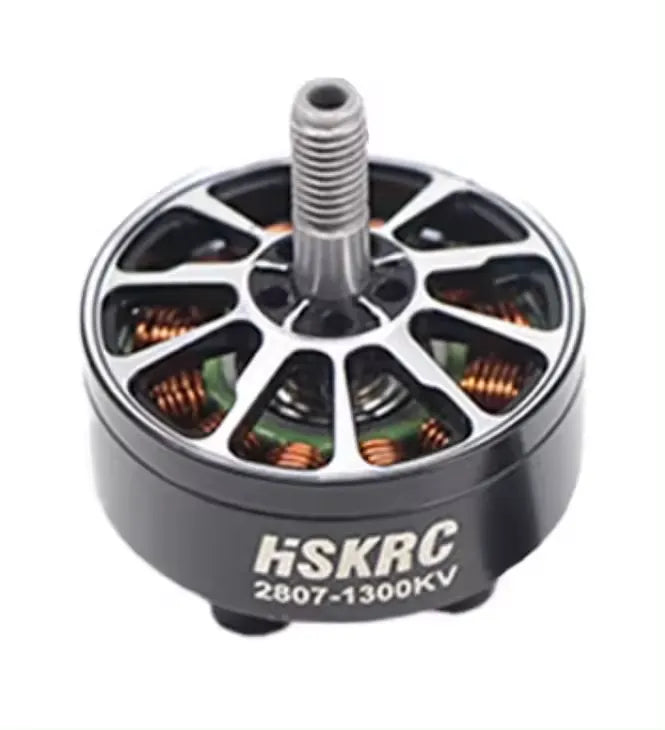 HSKRC 2807 brushless motor with threaded shaft and copper windings