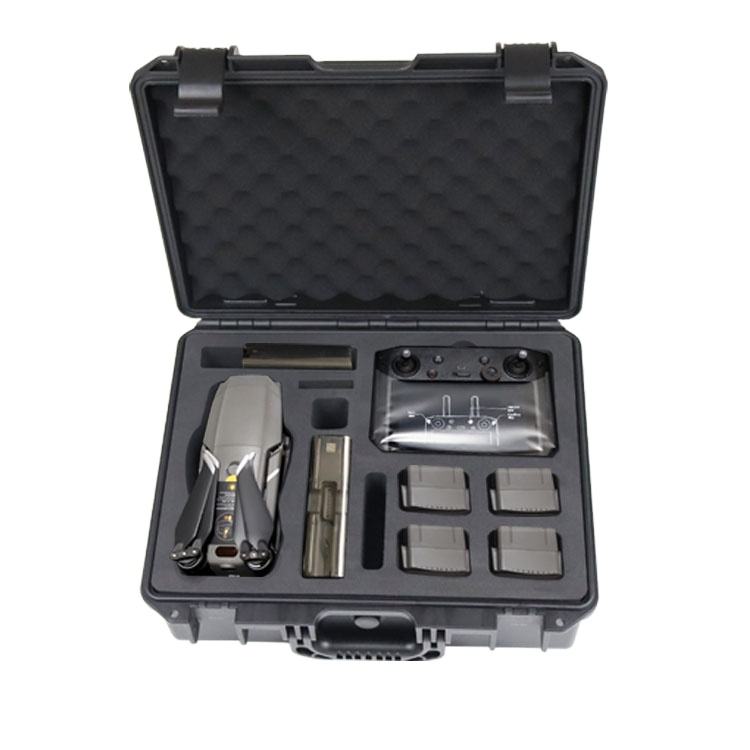 dji Mavic 2 Pro drone tool case with foam insert, open with accessories