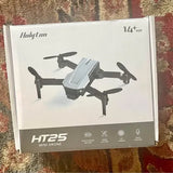 HT25 mini drone in retail box, quadcopter with four propellers