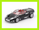 JUN 2024 DCT 1/64 Spyker C12 LaTurbie Black Diecast Model Super Car Parts