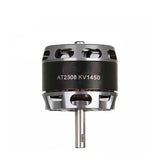 Brushless DC motor, AT2308 KV1450 with metal shaft and mounting holes