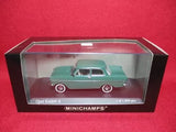 Green Opel Kadett A 1/43 diecast model car in Minichamps display box
