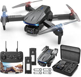 X-shop HJ002 FPV Mini Drone with Camera 1080P, 2 Batteries Hover Flips Black Drone
