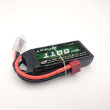 6S LiPo drone battery with XT-60 plug, black case, red/black lead wires