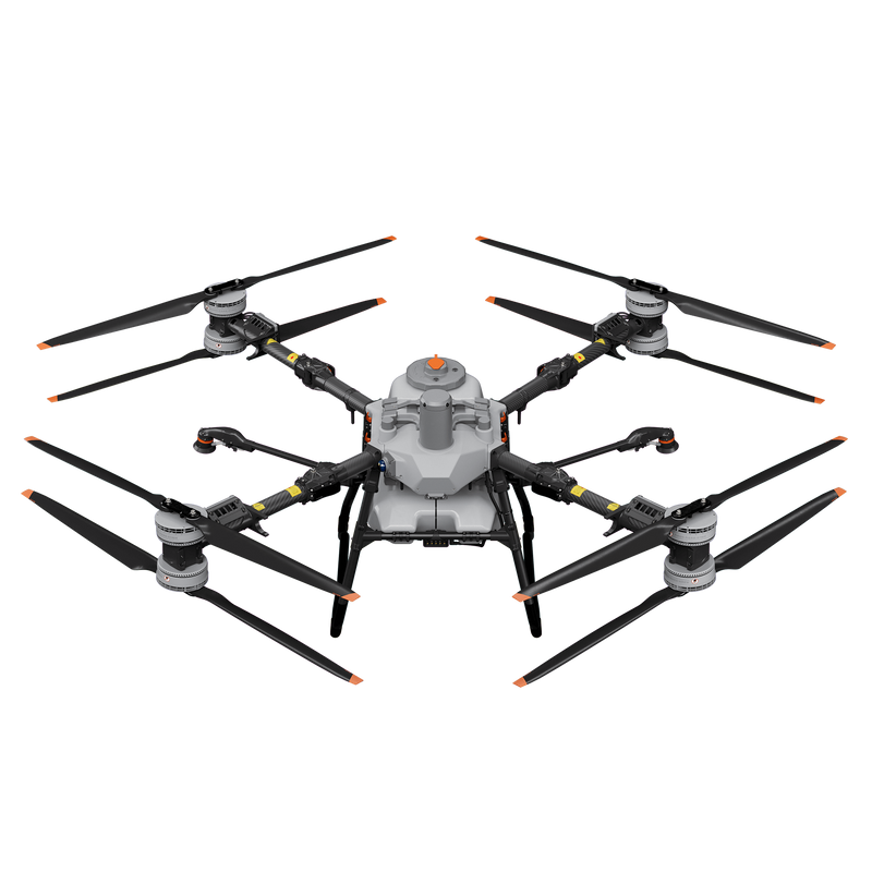 DJI Agras T100 multi-rotor agricultural sprayer drone with 8 arms and rotors