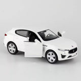 1:36 Maserati Levante GTS Model Car Diecast Toy Vehicle Kids Toys for Boys White Toy