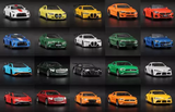 CCA 1:64 Diecast CAR Display Model/Toy | Supra/Mustang/NISSAN GT-R/Lamborghini Parts