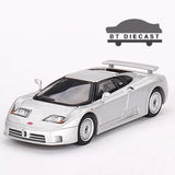 MINI GT BUGATTI EB110 GT 1/64 DIECAST MODEL CAR GRIGIO CHIARO SILVER MGT00704 Toy