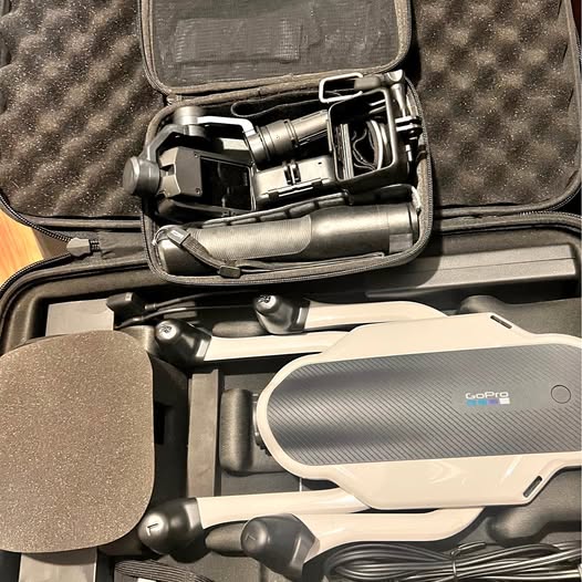 GoPro Karma drone with camera module in carrying case