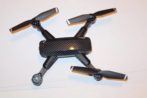Vivitar VTI DRC442 quadcopter drone with four propeller arms, black body