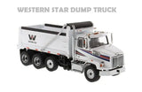 WESTERN STAR 4700 SB DUMP TRUCK WHITE WITH WHITE DUMP 1:50 DIECAST MASTERS 71034 Parts