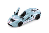 MCLAREN ELVA CONVERTIBLE BLUE LIVERY EDITION 1/36 DIECAST CAR KINSMART 5462DF Toy