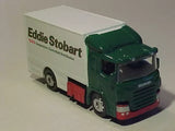 Eddie Stobart diecast delivery truck model with green cab and white box trailer