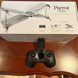 Parrot Swing drone kit box with remote controller and phone mount