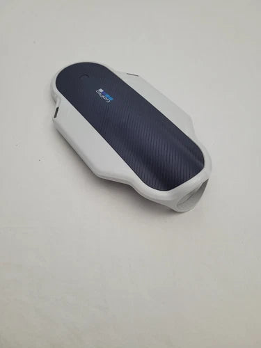 GoPro Karma drone body cover, white shell with dark blue top panel