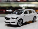 EY Bburago 1:64 White Acura MDX City SUV Sports Model Diecast Metal Car Toy