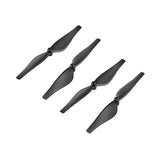 Black mini RC drone propeller blades set, four pairs
