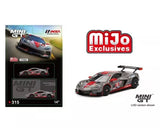 1:64 diecast race car toy, red and black Chevrolet Corvette C8.R with #3 decals