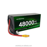 Factory Direct High Performance Solid State Battery Pack 6S 12S 14S 18S 24S 48000mAh 10C Cargo Drone/ VTOL/ Heavy Lifting Drone Drone