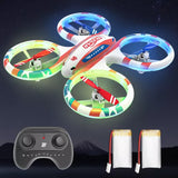 RC Drone Indoor LED Remote Control Mini Drone with 3D Flip and 3 Speed Propeller Drone
