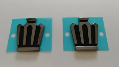 Black grille insert for diecast Toyota model, two pieces