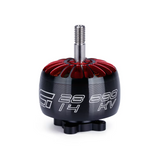 iFlight brushless FPV motor with red and black housing and threaded shaft