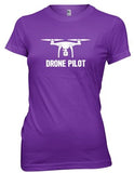 Drone Pilot Flying Drone Women Ladies Funny T-shirt Drone