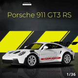 1:36 Porsche 911 GT3 RS Alloy Mini Car Model Racing Diecasts Metal Toy Sports Toy