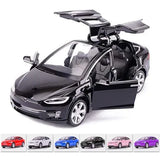 1:32 Scale Car Model X Alloy Diecast Pull Back Electronic Toys with Li Parts