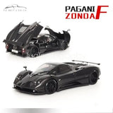 Black Pagani Zonda F diecast model car toy with open doors