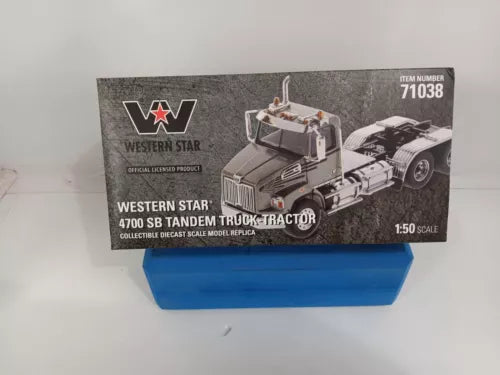 Diecast Western Star 4700 SB tandem truck-tractor model (1:50) in box