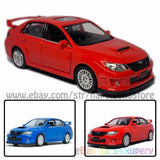 1:36 Subaru WRX STI Hot Hatch Model Car Diecast Toy Vehicle Kids Gift Collection Toy