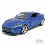 1:36 Jaguar F-type Coupe Model Car Diecast Toy Vehicle Collection Kids Gift Blue Toy
