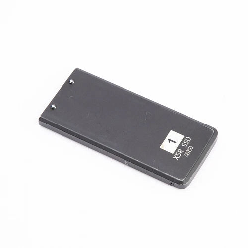 DJI Zenmuse X5R 512GB SSD module, dark gray rectangular drive