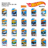 HOT WHEELS 2024 Mainline 1/64 Scale Diecast Long Card 126 - 250 You Pick 2 of 2 Toy