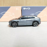 Grey 1:64 diecast car model sedan toy with spoke wheels
