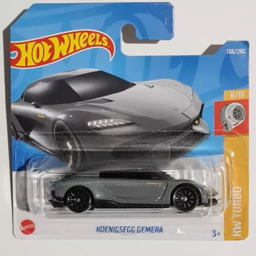 Dark grey and black 1:64 diecast sports car model