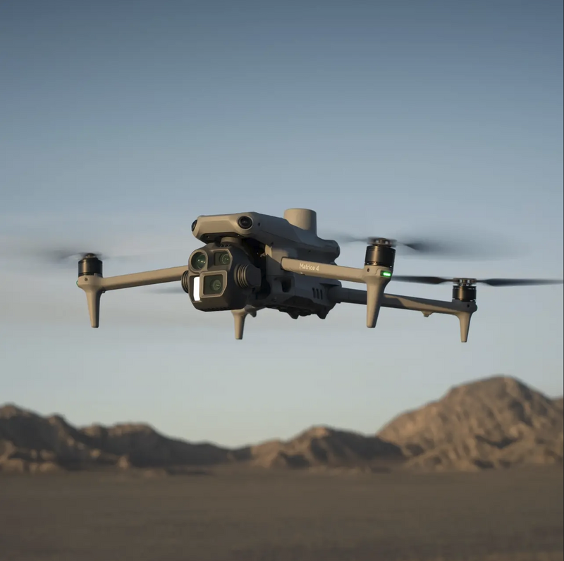 DJI Matrice 4E Plus Combo Thermal Imaging Multi-Sensor Compact UAV with Smart Measurement with Laser Range Finder Drone