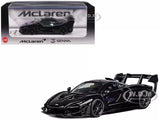 MCLAREN SENNA GTR BLACK & CARBON 1/64 DIECAST CAR BY CM MODELS CM64-SENNAGTR-01 Toy