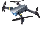 Foldable mini quadcopter drone with 4 propellers and camera