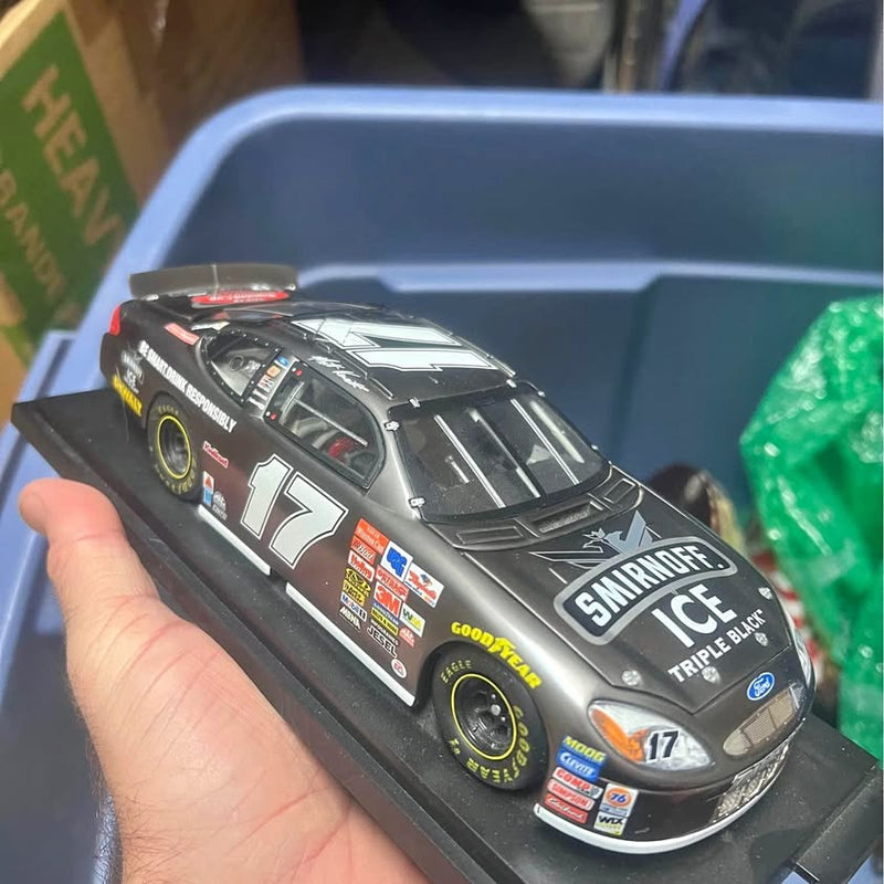 Matt Kenseth diecast race car, black No. 17 with sponsor decals