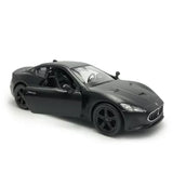1:36 Maserati GranTurismo MC Model Car Diecast Toy Car Boys Toys Matte Black Toy