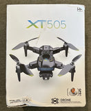 XT505 4k Dual Camera Brushless Drone w/ 2 Batteries GPS Return Brushless Motor. Drone