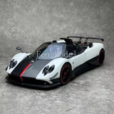 1:18 Scale Almost Real Pagani Zonda Cinque Roadster 2009 Diecast Car Model White Parts
