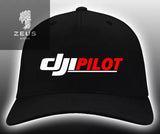 Black baseball cap with DJI PILOT logo front
