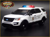 2017 FORD EXPLORER POLICE INTERCEPTOR UTILITY LAPD 1:64 SCALE DIECAST MODEL CAR Toy