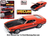 Auto World '71 Ford Mustang Boss 351 in Calypso Coral 1:64 Diecast Car AWSP159 Toy